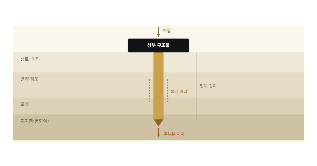 말뚝 도해